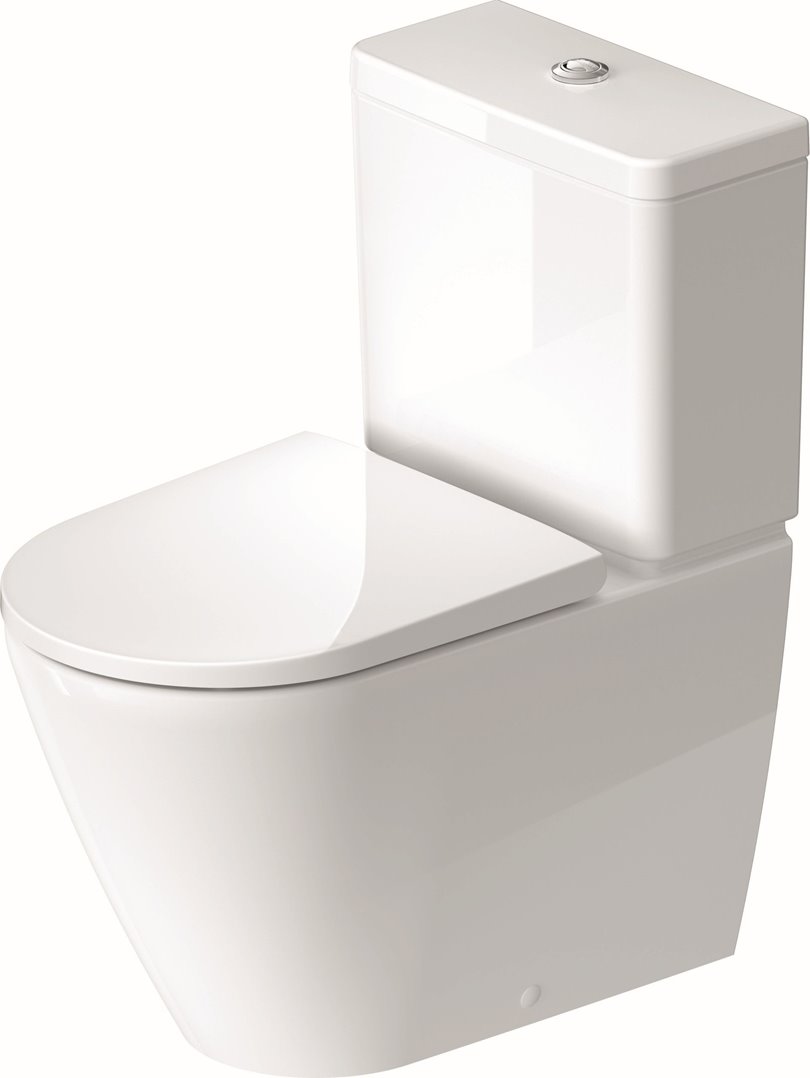 Duizeligheid smaak jas WC vloermodel D-neo Rimless Spoelbak - facq